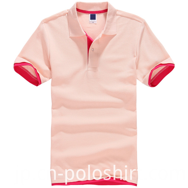 Customized Womens Screen Printing Black Polo Shirts